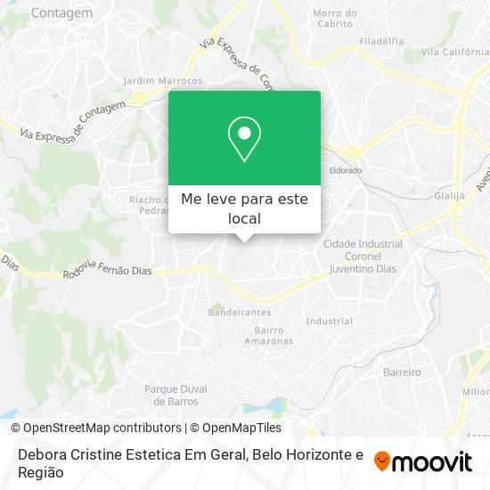 Debora Cristine Estetica Em Geral mapa