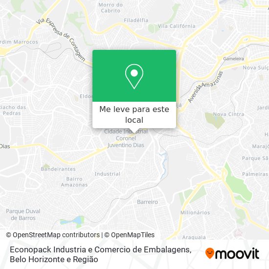 Econopack Industria e Comercio de Embalagens mapa