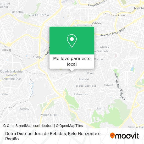 Dutra Distribuidora de Bebidas mapa
