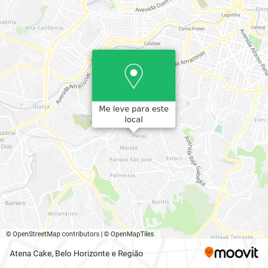 Atena Cake mapa
