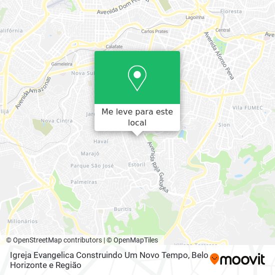 Igreja Evangelica Construindo Um Novo Tempo mapa
