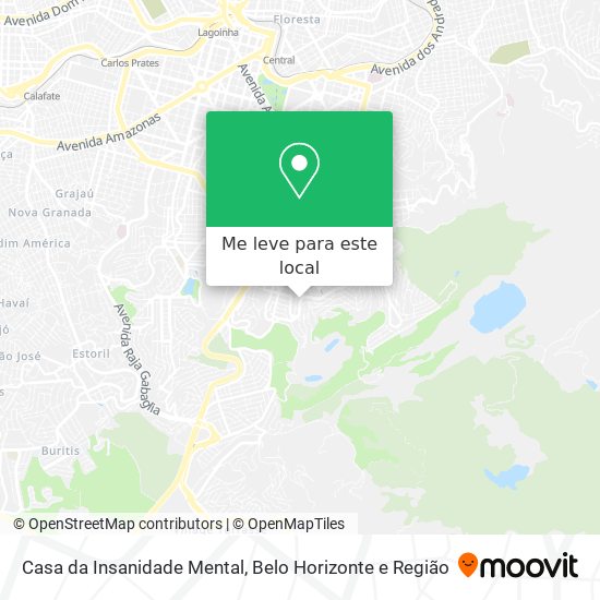 Casa da Insanidade Mental mapa