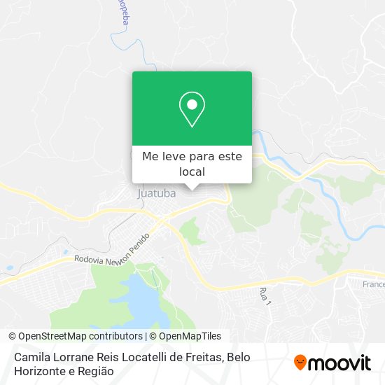 Camila Lorrane Reis Locatelli de Freitas mapa