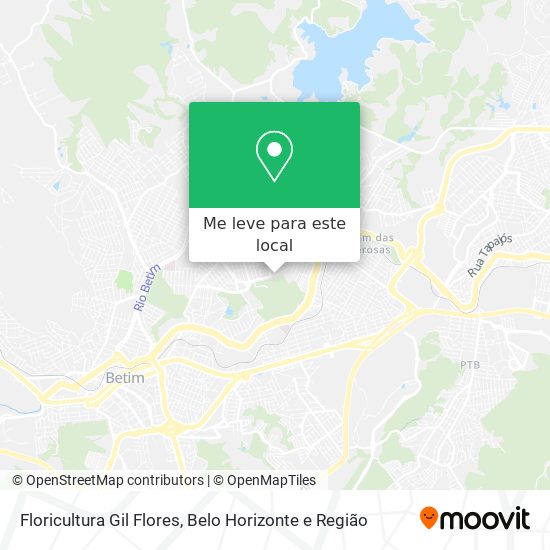 Floricultura Gil Flores mapa