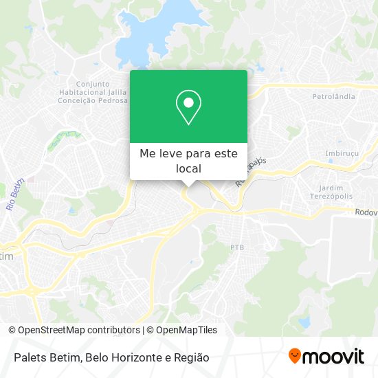 Palets Betim mapa