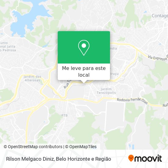 Rilson Melgaco Diniz mapa