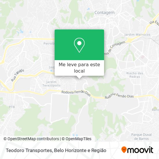 Teodoro Transportes mapa