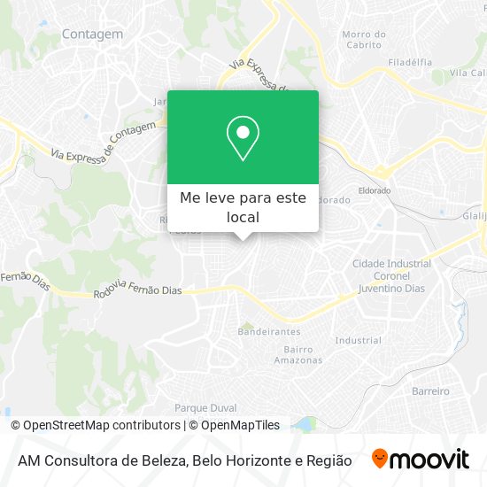 AM Consultora de Beleza mapa