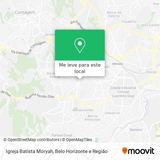 Igreja Batista Moryah mapa