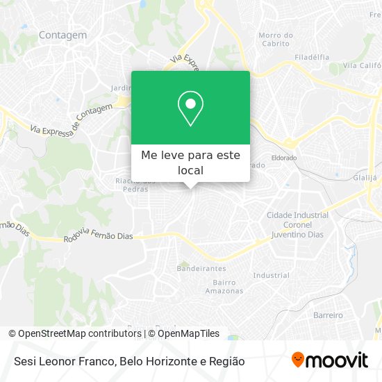Sesi Leonor Franco mapa