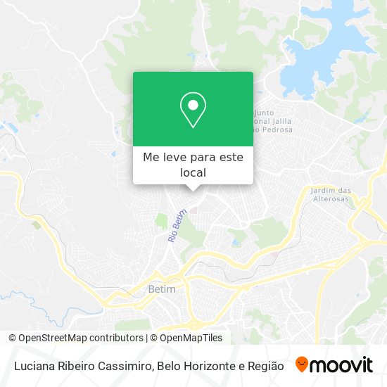Luciana Ribeiro Cassimiro mapa