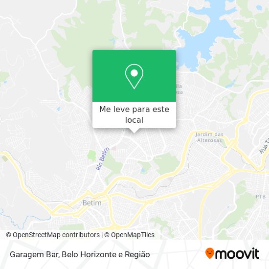 Garagem Bar mapa