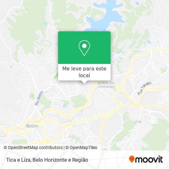 Tica e Liza mapa