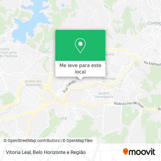 Vitoria Leal mapa