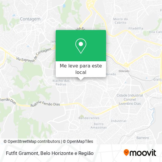 Futfit Gramont mapa