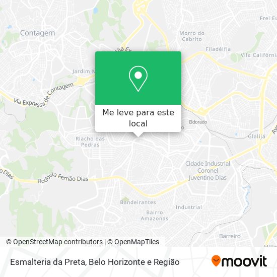 Esmalteria da Preta mapa