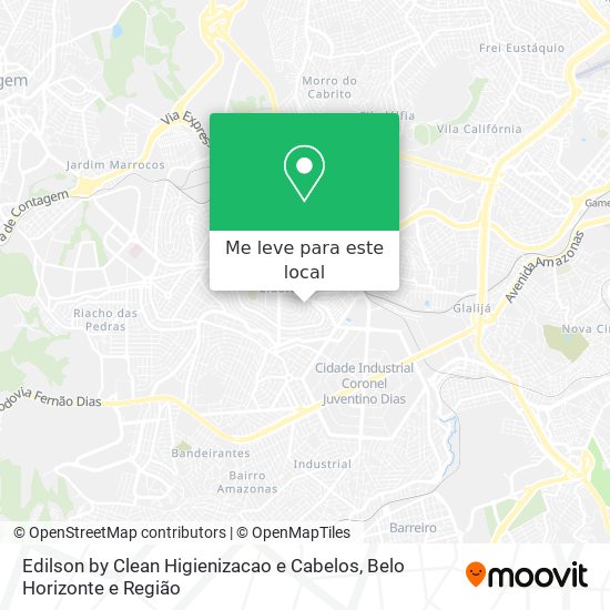 Edilson by Clean Higienizacao e Cabelos mapa