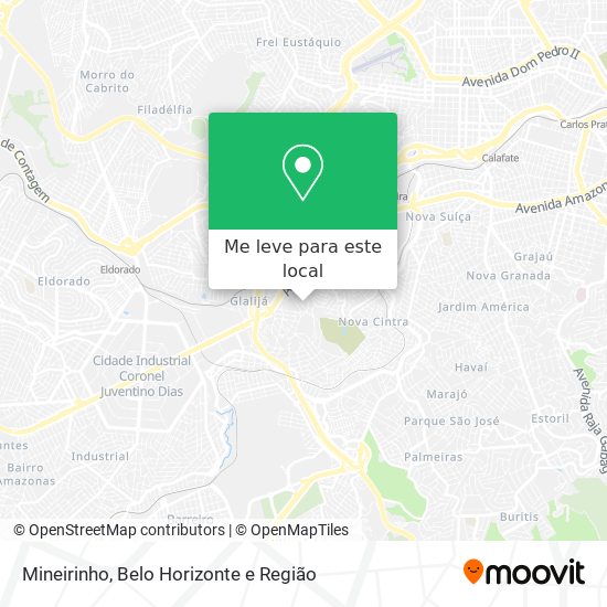 Mineirinho mapa