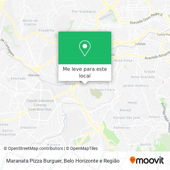Maranata Pizza Burguer mapa