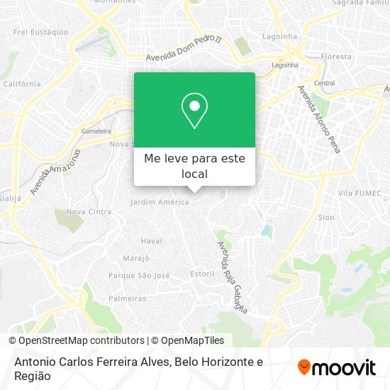 Antonio Carlos Ferreira Alves mapa