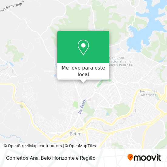 Confeitos Ana mapa