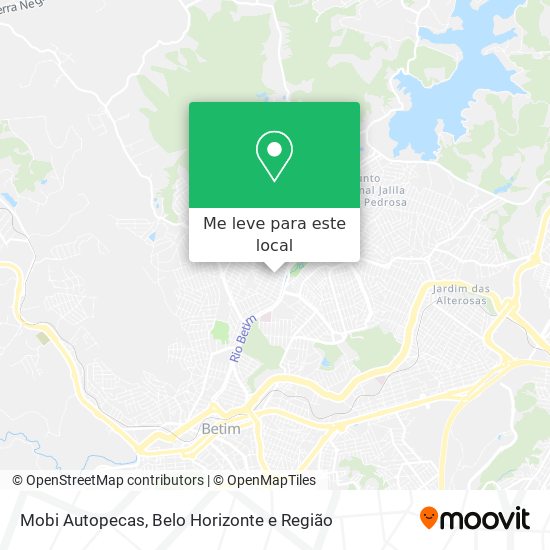 Mobi Autopecas mapa