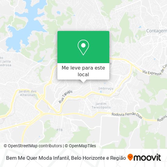 Bem Me Quer Moda Infantil mapa
