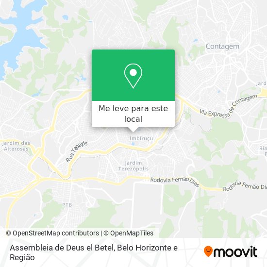 Assembleia de Deus el Betel mapa