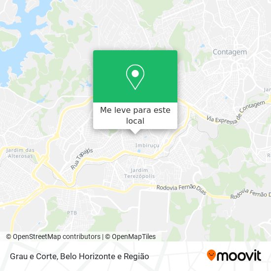 Grau e Corte mapa