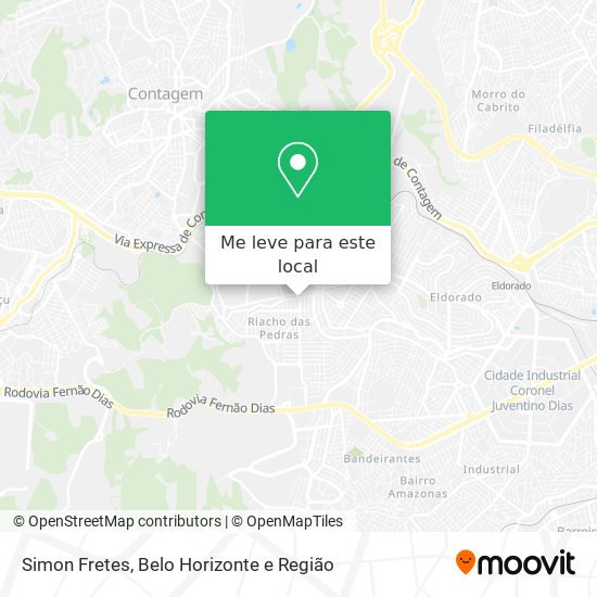 Simon Fretes mapa