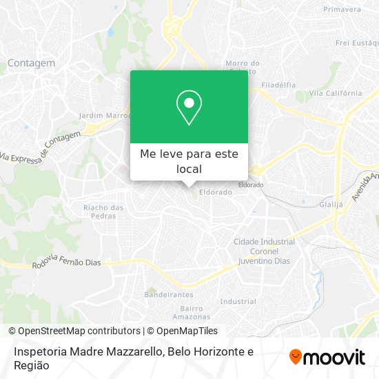 Inspetoria Madre Mazzarello mapa