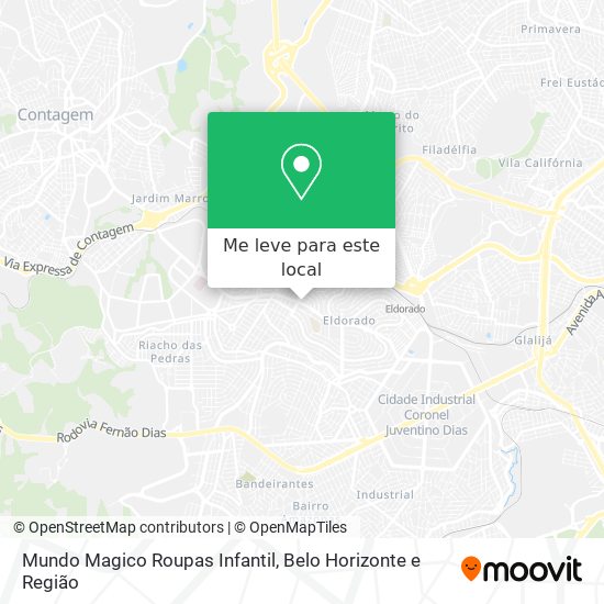 Mundo Magico Roupas Infantil mapa