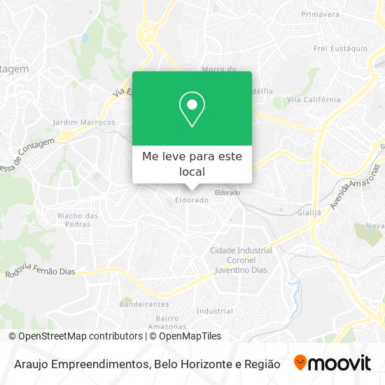 Araujo Empreendimentos mapa