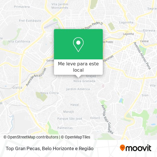 Top Gran Pecas mapa