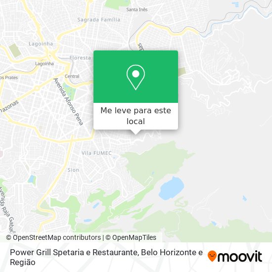 Power Grill Spetaria e Restaurante mapa