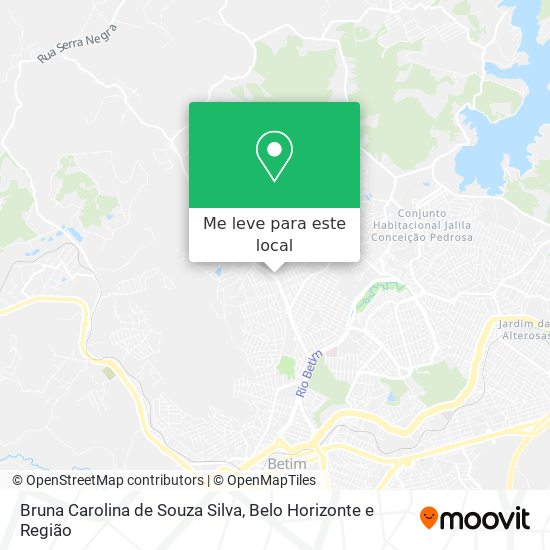 Bruna Carolina de Souza Silva mapa
