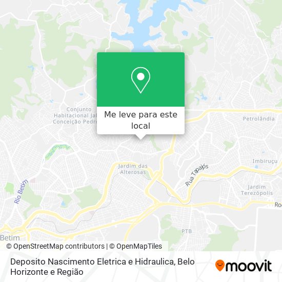 Deposito Nascimento Eletrica e Hidraulica mapa