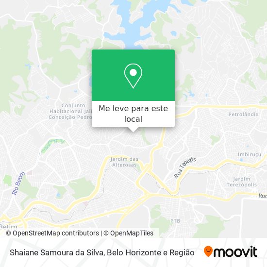 Shaiane Samoura da Silva mapa