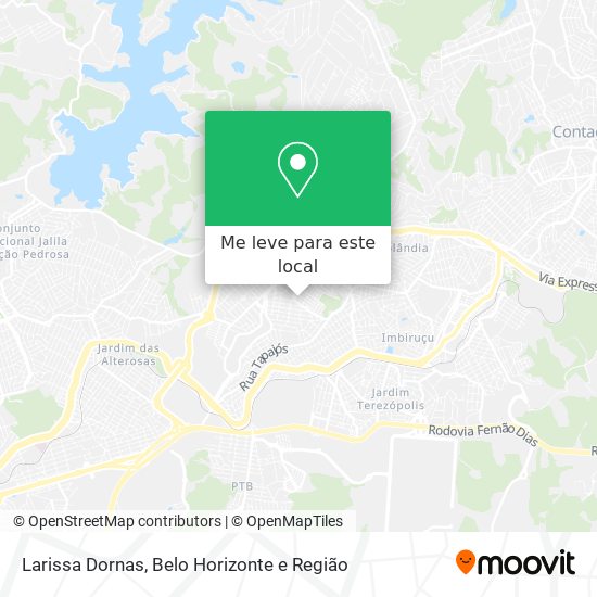 Larissa Dornas mapa