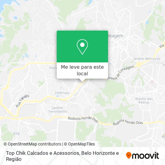 Top Chik Calcados e Acessorios mapa