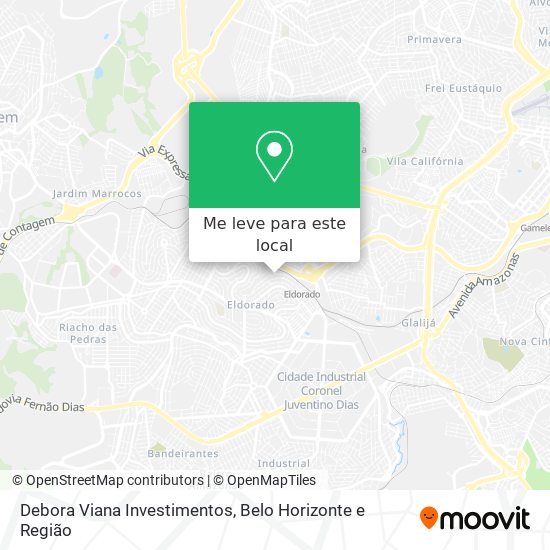 Debora Viana Investimentos mapa