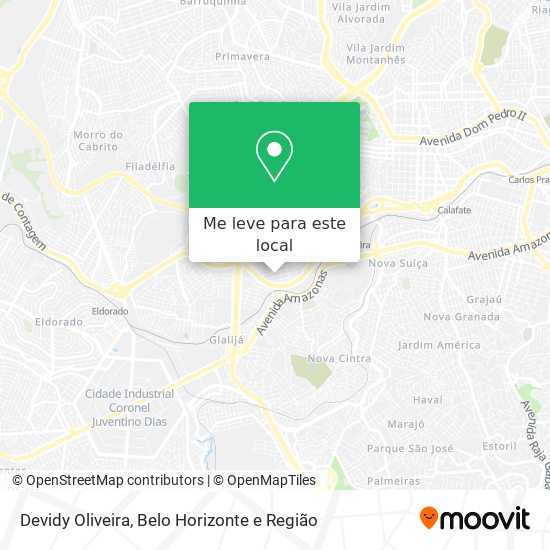 Devidy Oliveira mapa