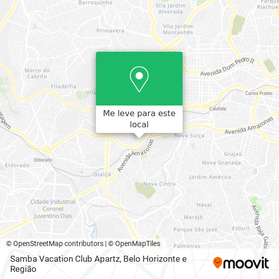 Samba Vacation Club Apartz mapa