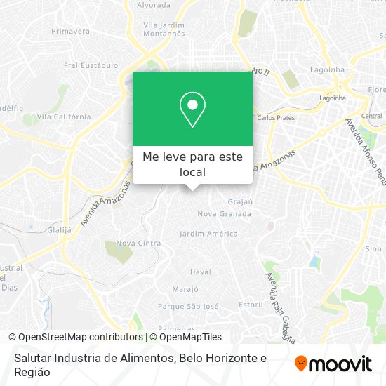 Salutar Industria de Alimentos mapa