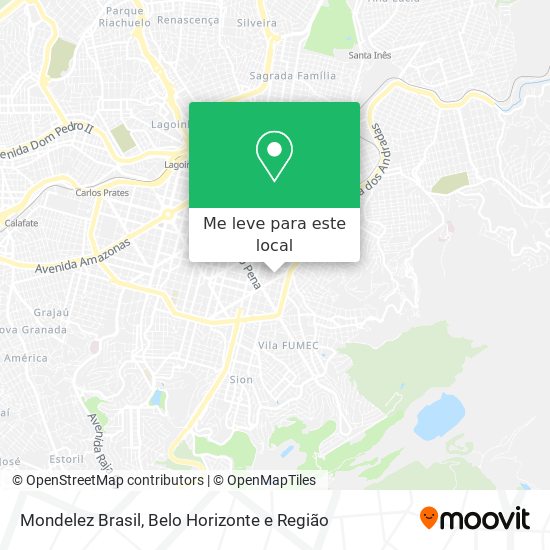 Mondelez Brasil mapa