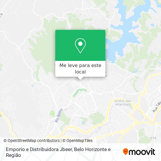 Emporio e Distribuidora Jbeer mapa
