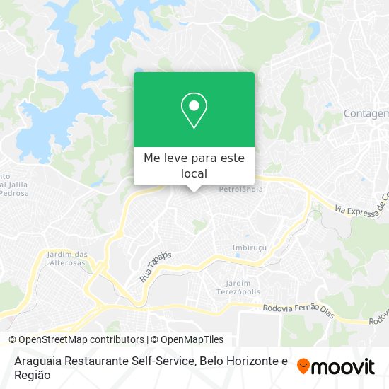 Araguaia Restaurante Self-Service mapa