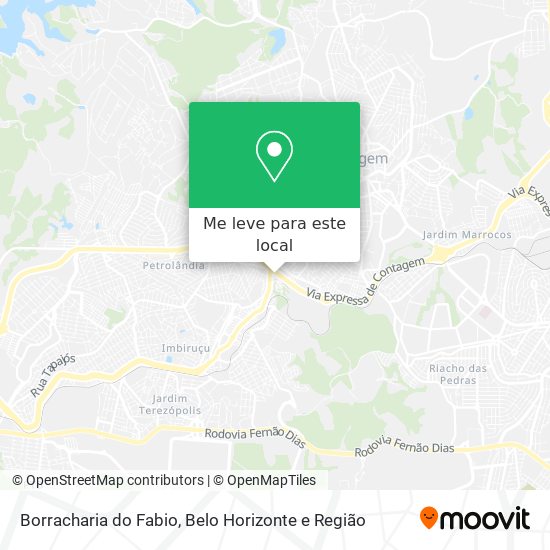 Borracharia do Fabio mapa
