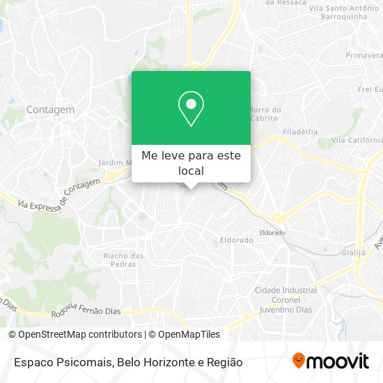 Espaco Psicomais mapa