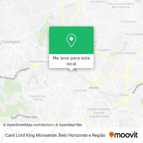 Canil Lord King Monsende mapa